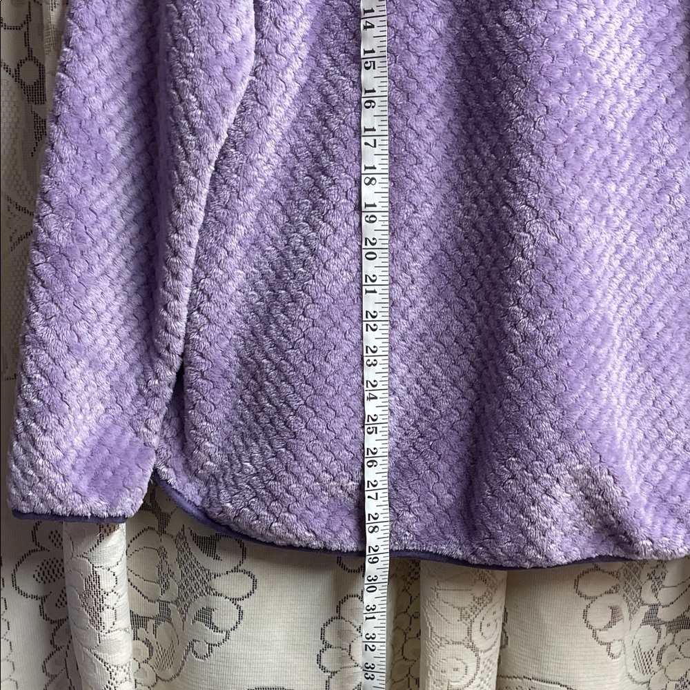 Simply Southern Lavender Teddy Jacket with Pockets - Picture 9 of 9